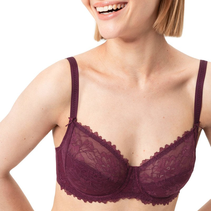 Sutiã com aro de Renda Fabulous Boysenberry