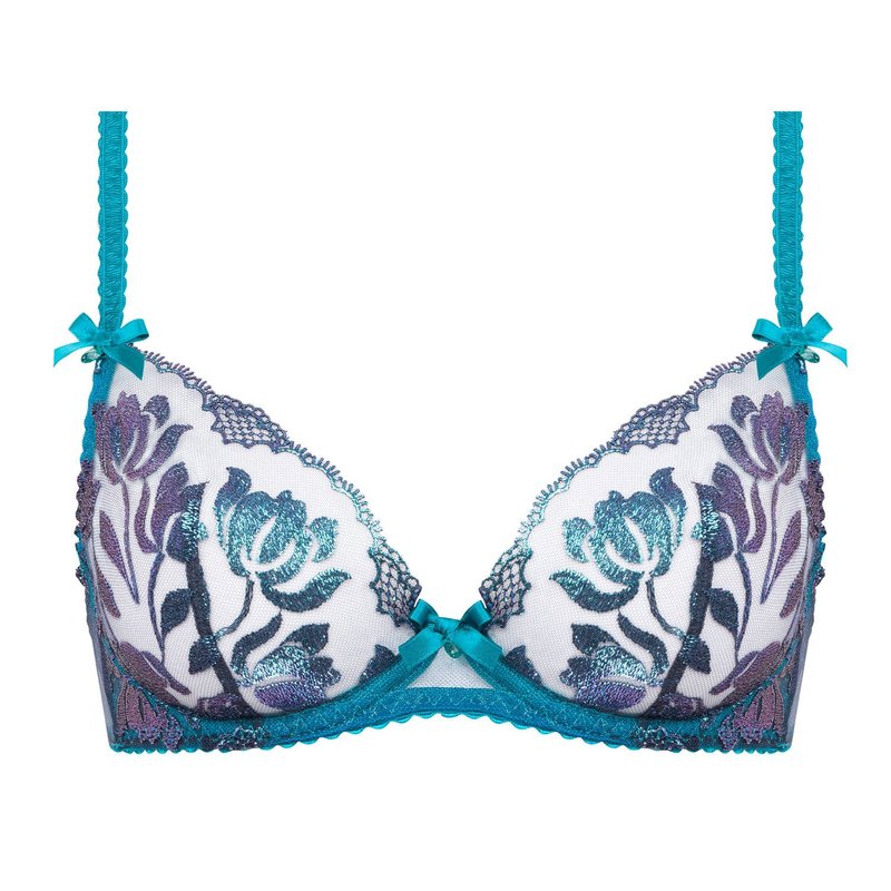 Sutiã com aro Sparkle TealNavy