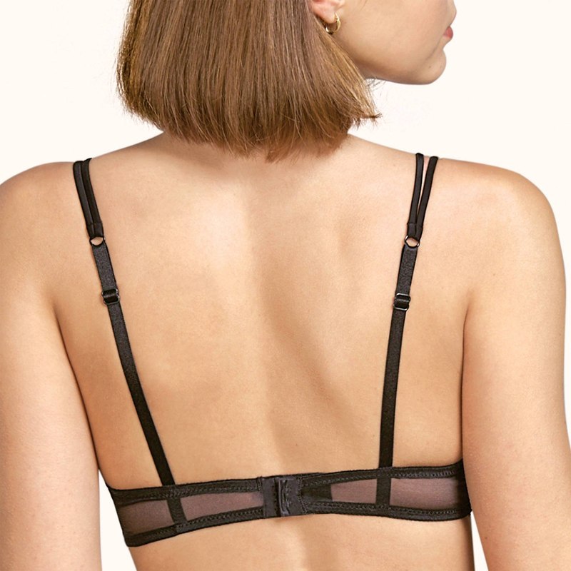 Sutiã com aro em Renda e Seda Andres Sarda