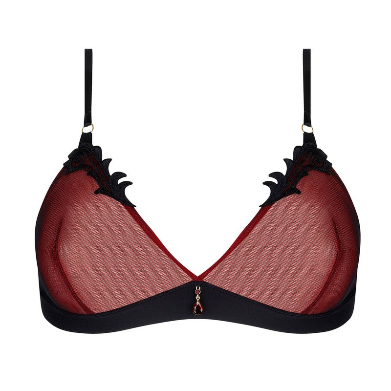 Sutiã sem fio Bellissime Inconnue Ombre Rouge