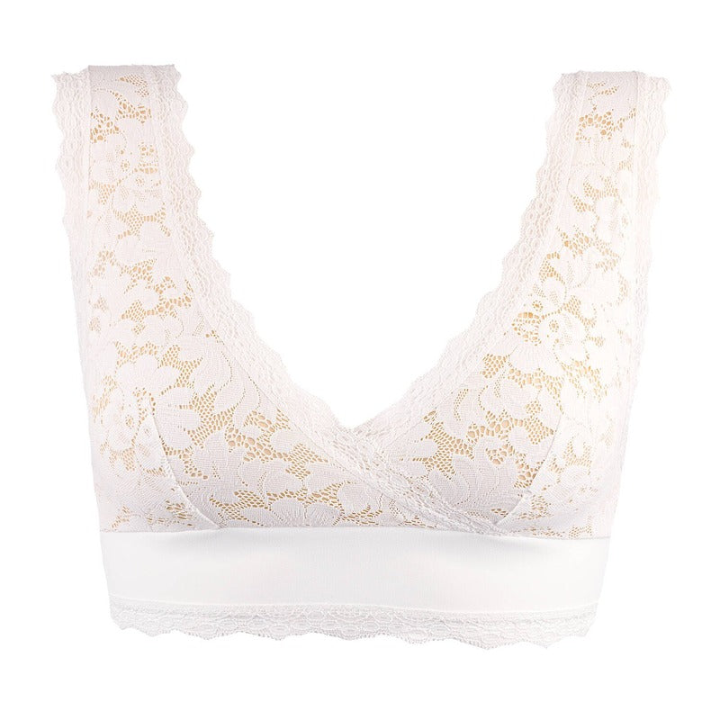 Sutiã de Renda sem fio Girby Dentelle Écume