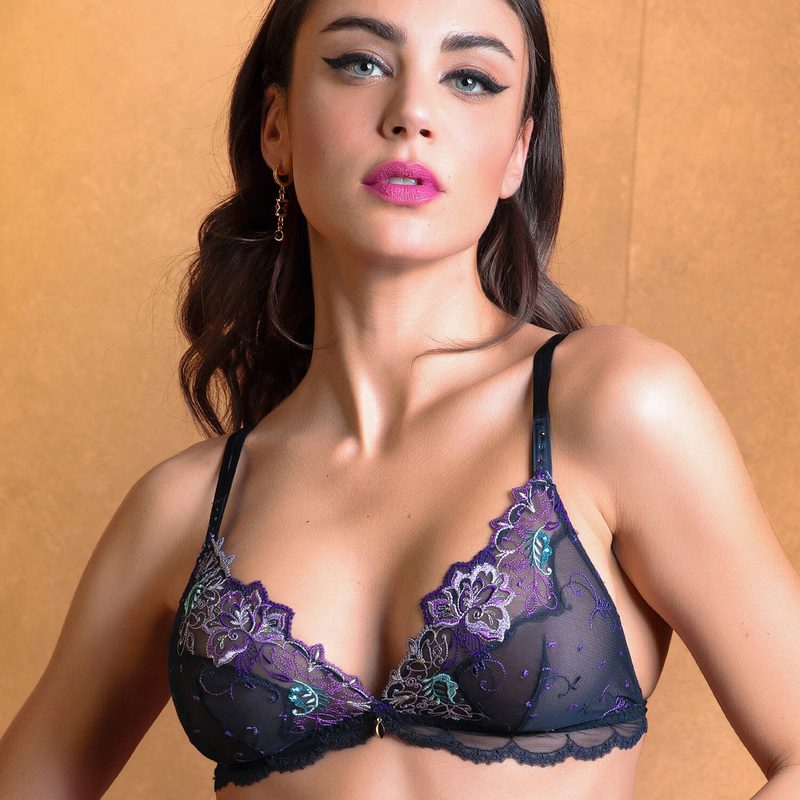 Sutiã sem fio Déesse Désirs Mauve Désir