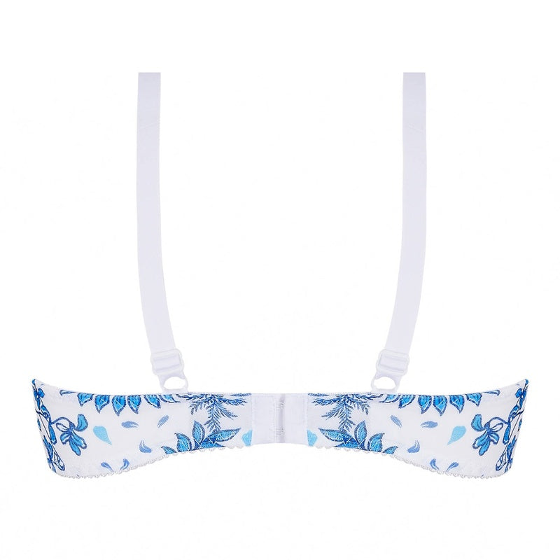 Sutiã plus size sem fio Patio Fraicheur Bleu