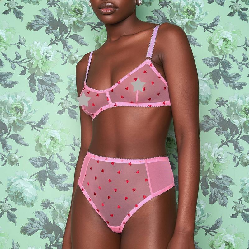Sutiã Priya Coração Flamingo