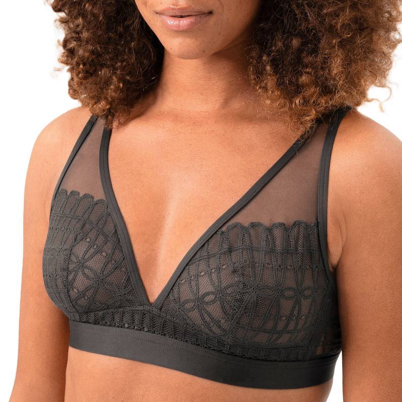 Sutiã sem aro Poetry Temptation Thunder Grey