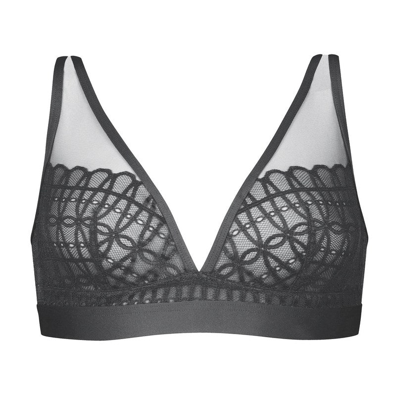 Sutiã sem aro Poetry Temptation Thunder Grey