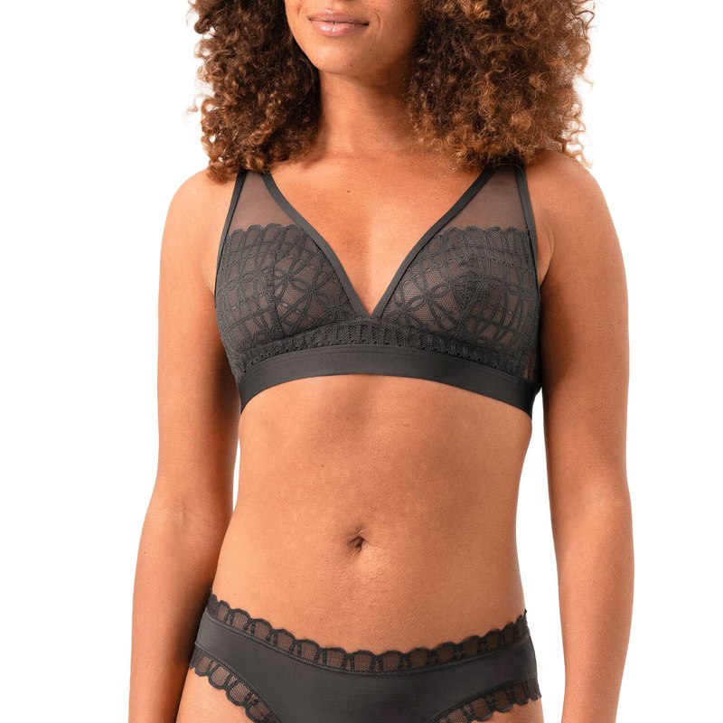 Sutiã sem aro Poetry Temptation Thunder Grey