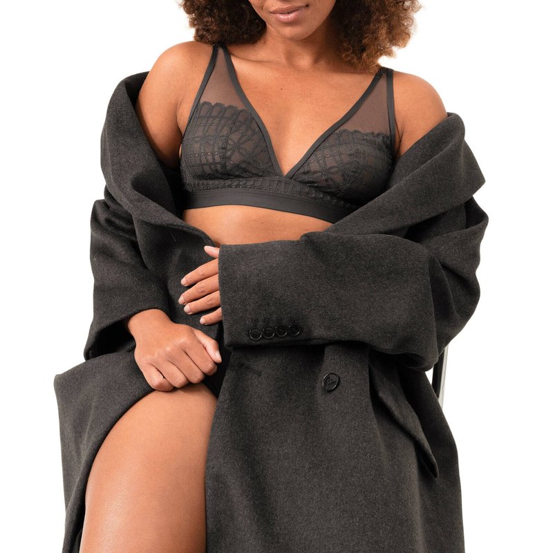 Sutiã sem aro Poetry Temptation Thunder Grey