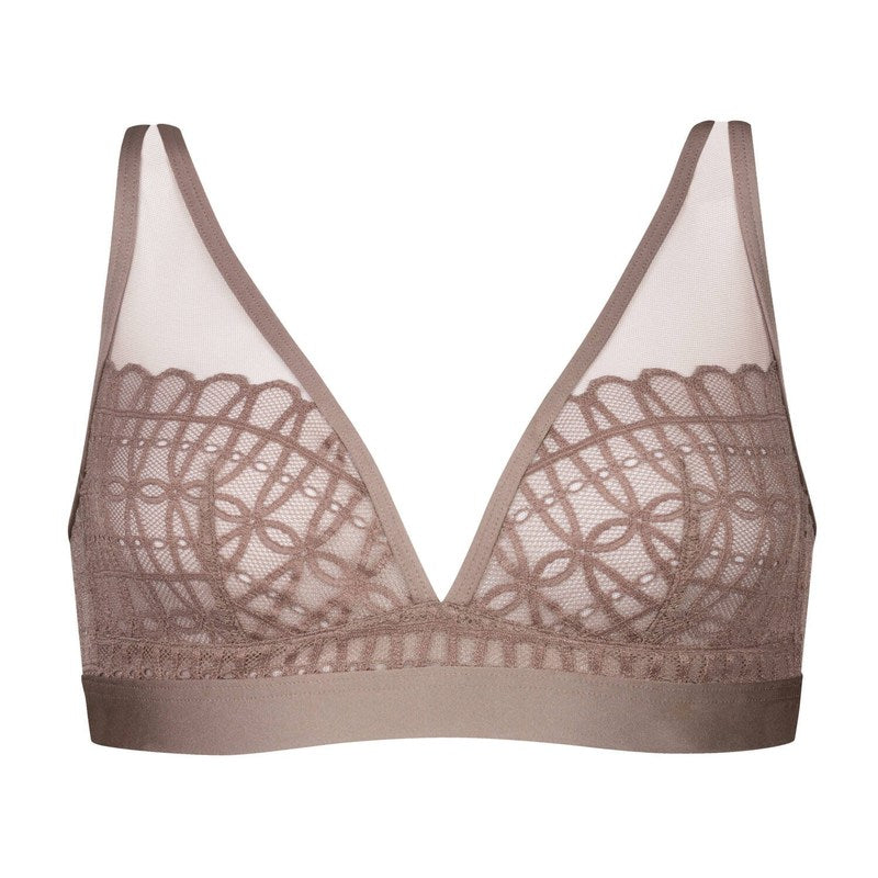Sutiã sem aro Poesia Tentação Leite e Café