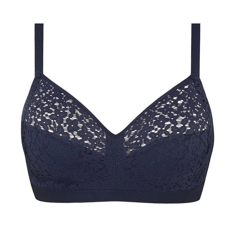 Sutiã de Renda sem fio Easy Feel Norah Bleu Outremer