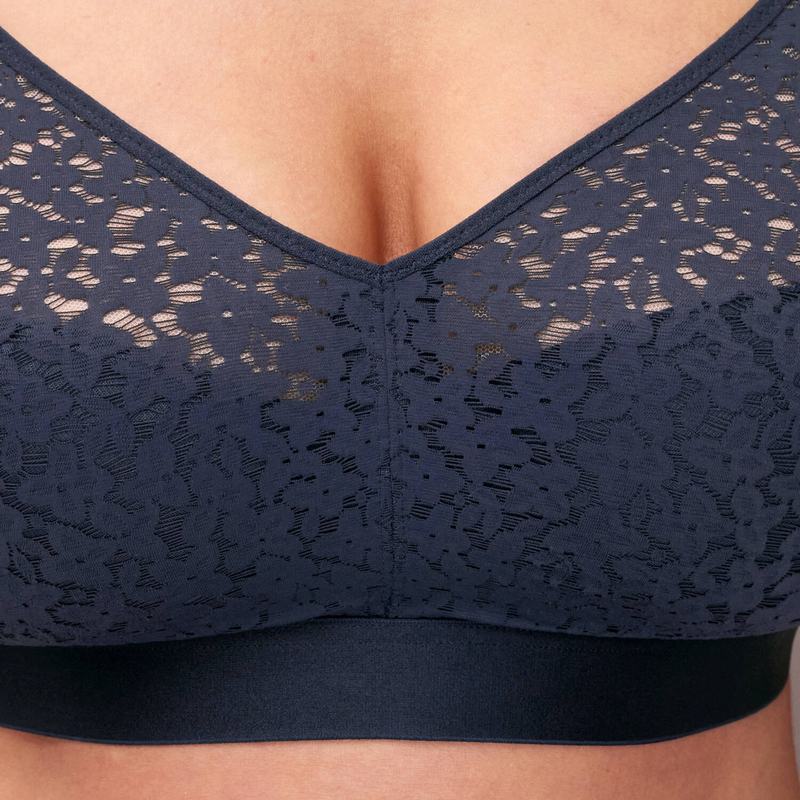 Sutiã de Renda sem fio Easy Feel Norah Bleu Outremer