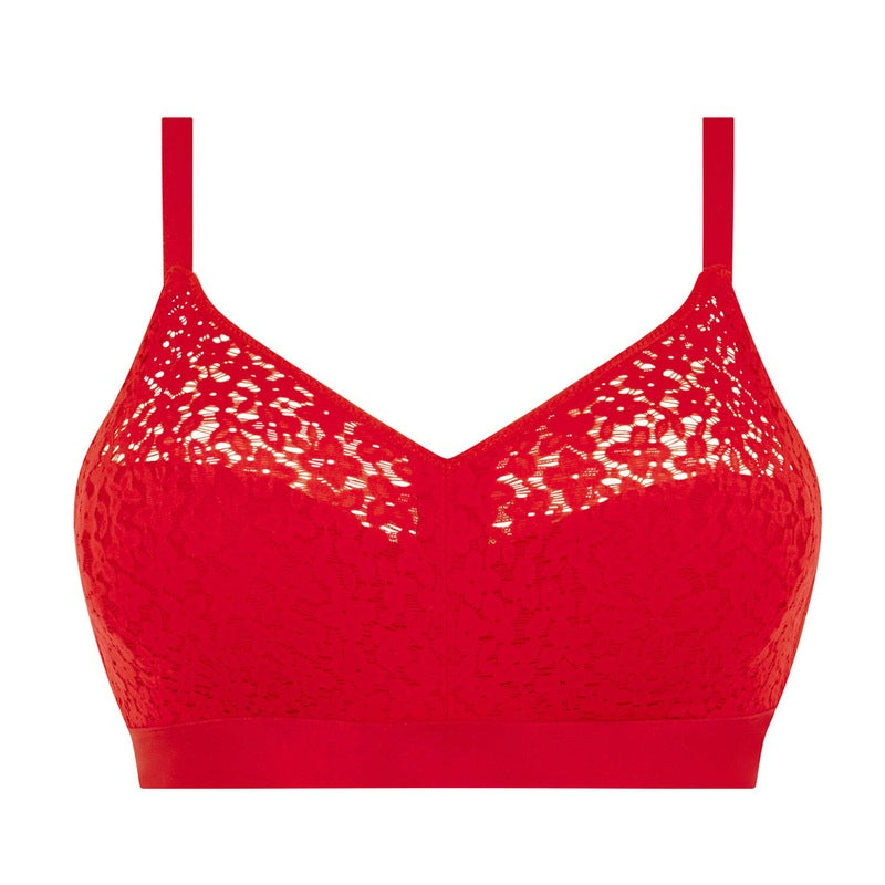 Sutiã de Renda sem aro Easy Feel Norah Coquelicot