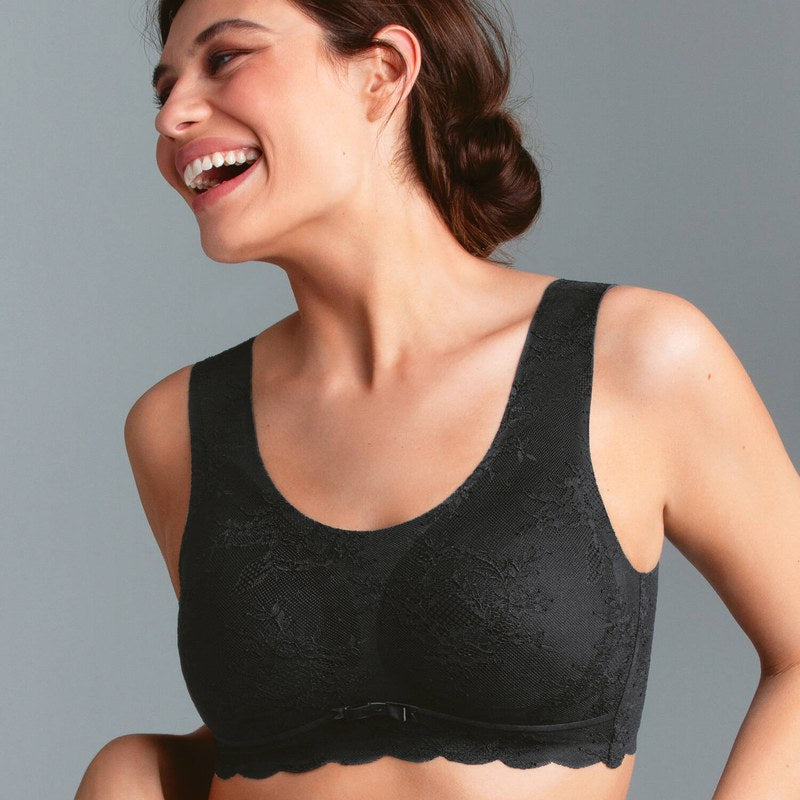 Sutiã bralette com bojo de Renda Essential