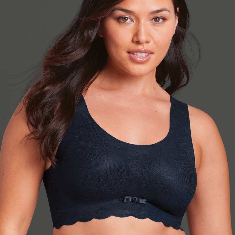 Sutiã bralette com bojo de Renda Essential Maritim
