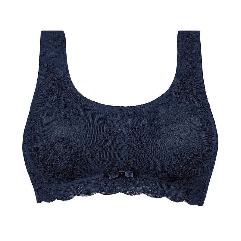 Sutiã bralette com bojo de Renda Essential Maritim