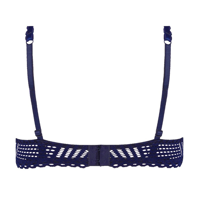 Sutiã de Renda sem fio Tressage Graphic Tressage Marine
