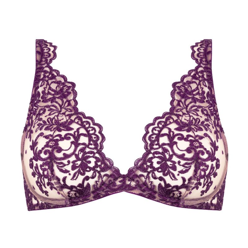 Sutiã Triângulo Royal Jewel Violeta Escuro