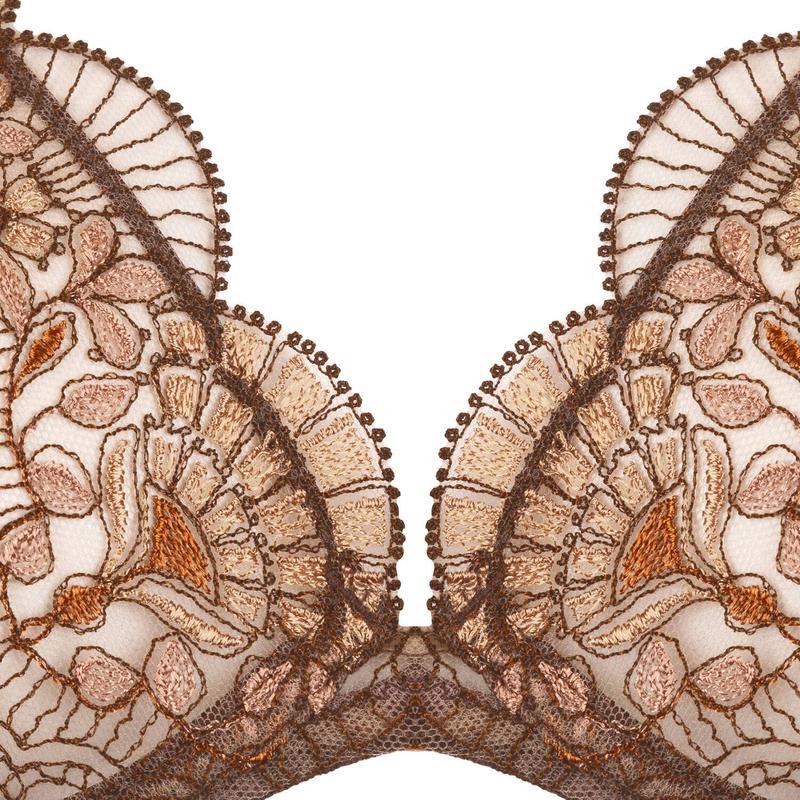 Sutiã Triângulo Vidro Veneziano Mocha Mousse