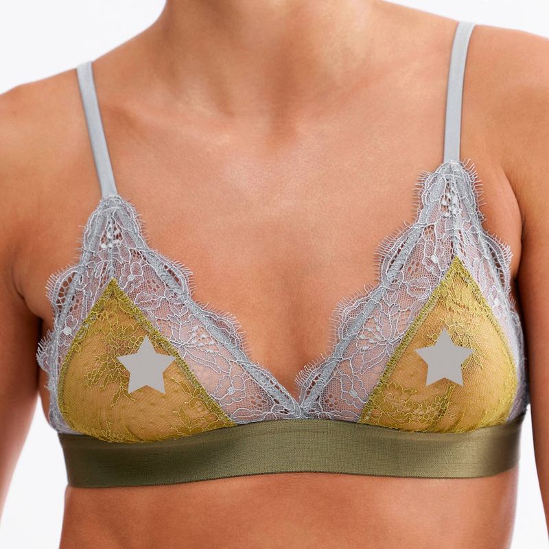 Sutiã Triângulo de Renda Love Lace Terra Green