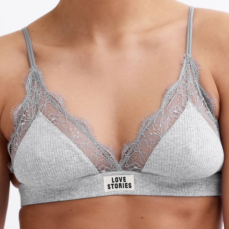Sutiã Triângulo de Algodão Love Lace Wild e Soft