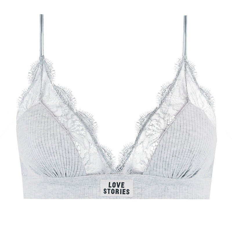 Sutiã Triângulo de Algodão Love Lace Wild e Soft