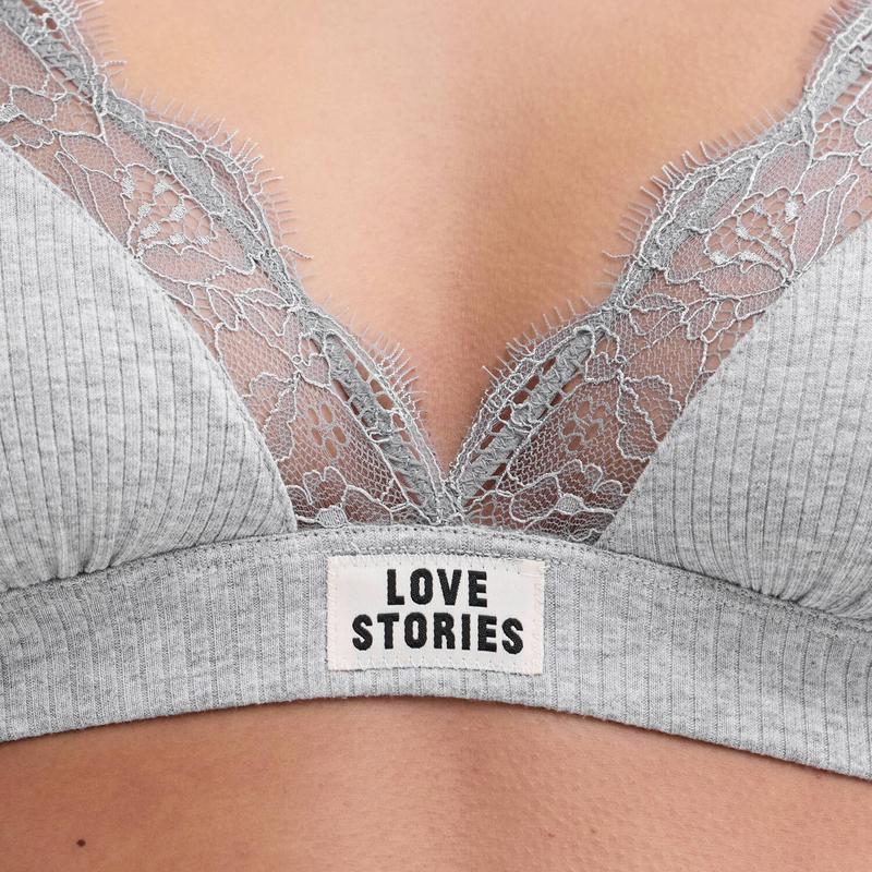 Sutiã Triângulo de Algodão Love Lace Wild e Soft
