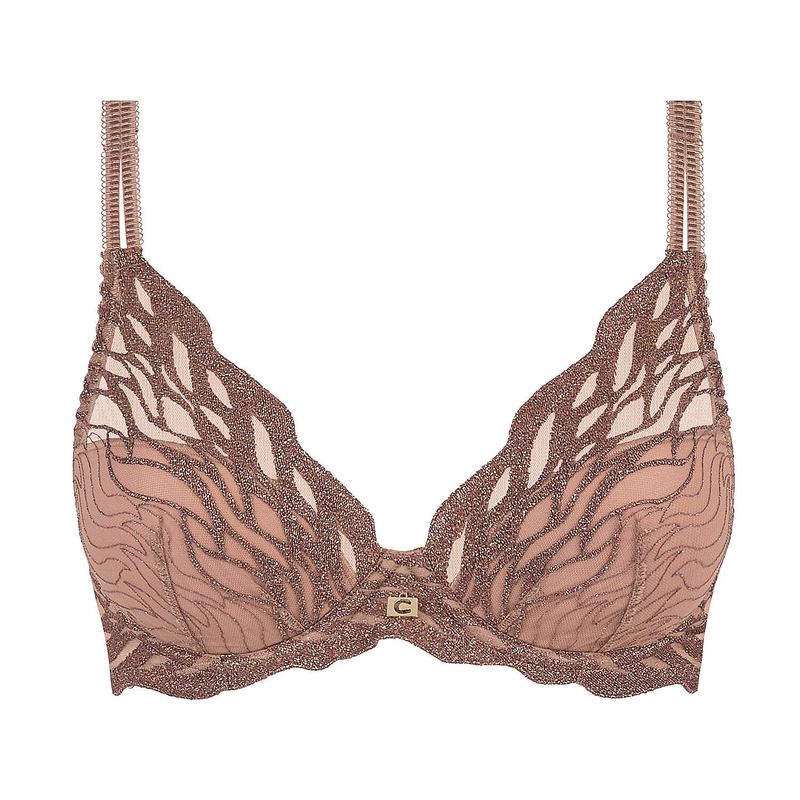 Sutiã Triangular com bojo Vibe Cannelle Lurex