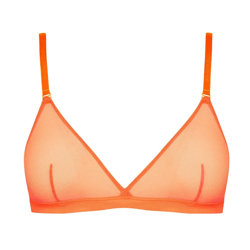 Sutiã Triangular com alças removíveis Corps à Corps Néon Orange Fluo
