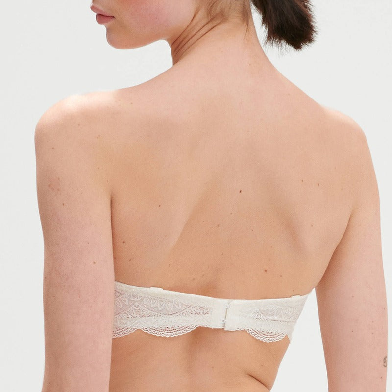 Sutiã bandeau com bojo Karma Nude