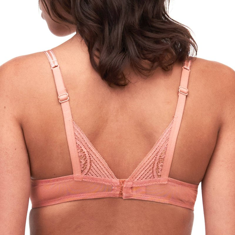 Sutiã Bandeau em Renda Singular Pêche Melba