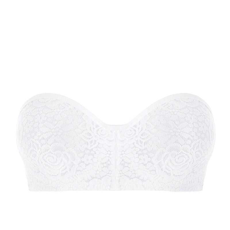 Sutiã Bandeau de Renda Halo Lace Ivory