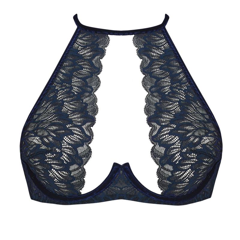 Bustier de Renda Ouvert Azzura Safira