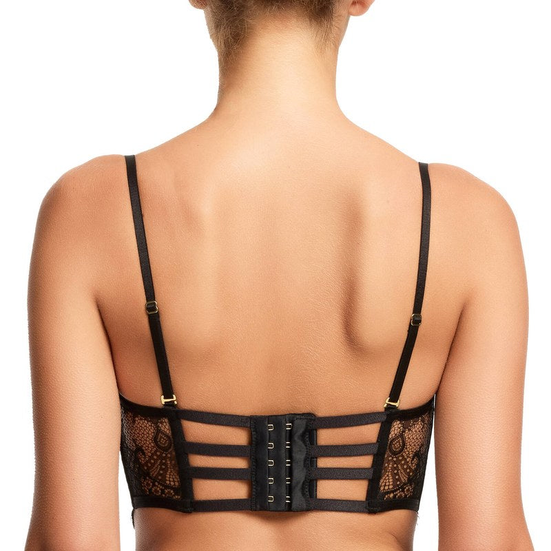 Sutiã Bustier de Renda Ouvert Von Follies Betony