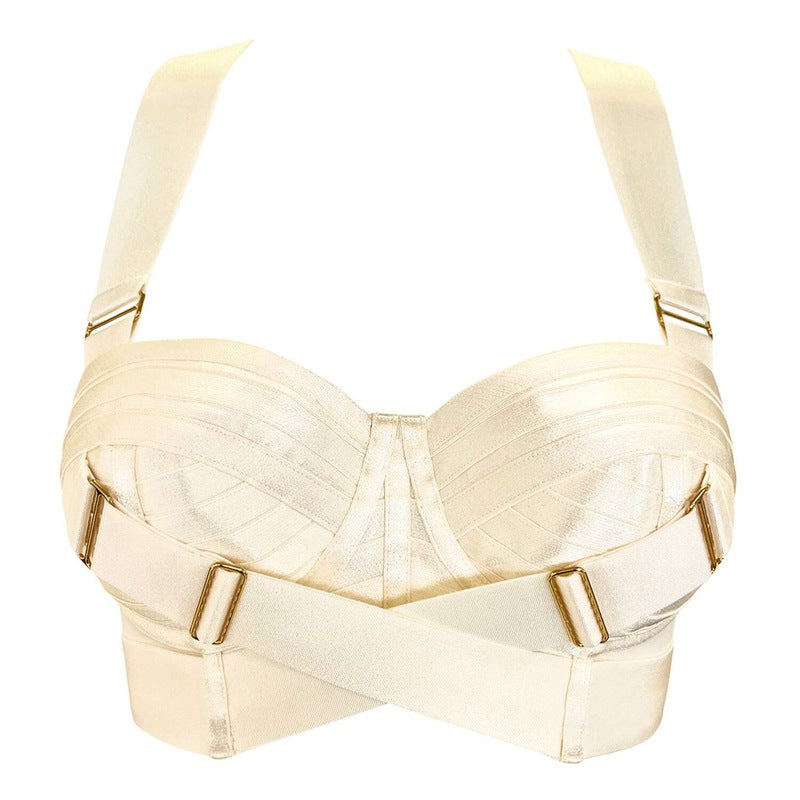 Sutiã Bustier New Signature Cream