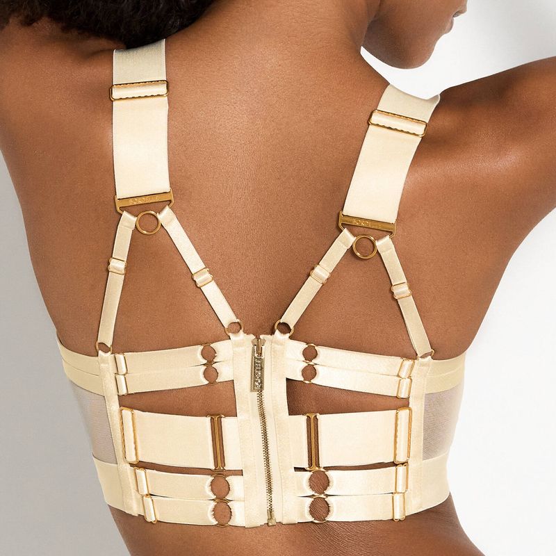 Sutiã Bustier New Signature Cream