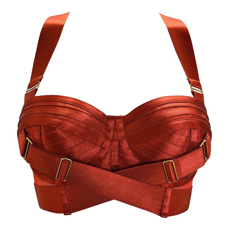 Sutiã Bustier New Signature Queimado