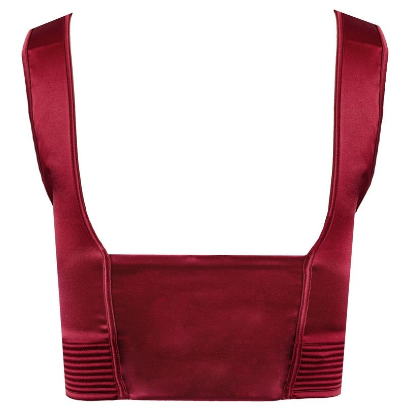 Sutiã Bustier de Seda Palace Red