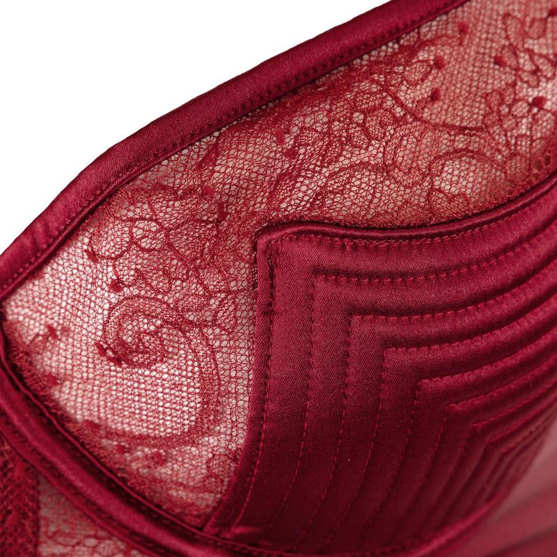 Sutiã Bustier de Seda Palace Red