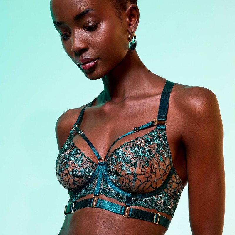 Sutiã Corset arnês Améla Teal