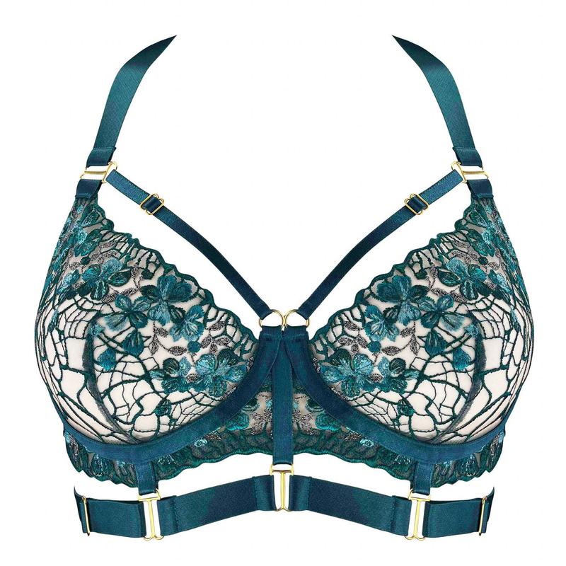 Sutiã Corset arnês Améla Teal