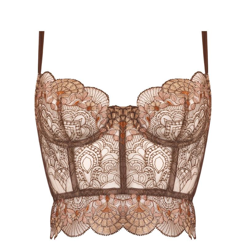 Sutiã Mousse de Mocha de Vidro Veneziano Bustier