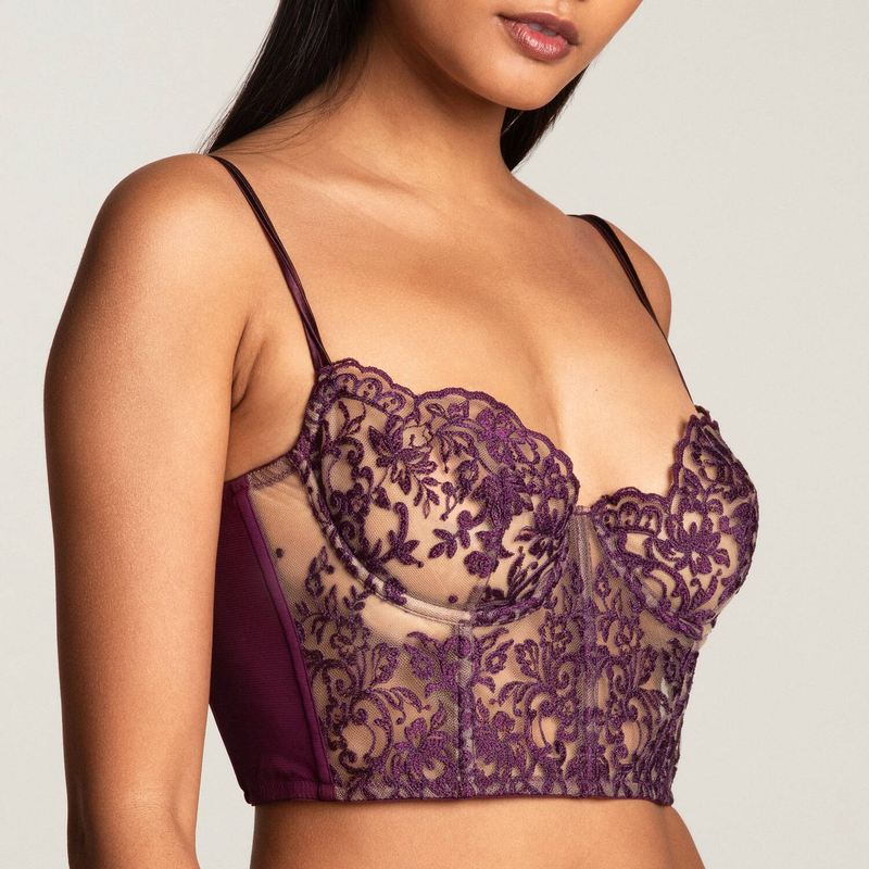 Sutiã Bustier Royal Jewel Violeta Escuro