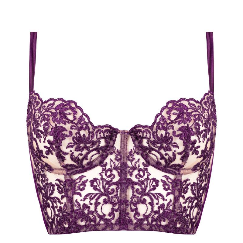 Sutiã Bustier Royal Jewel Violeta Escuro