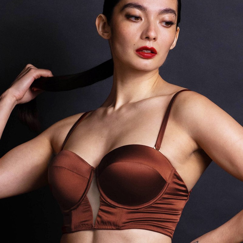 Sutiã Bustier Petra Garnet