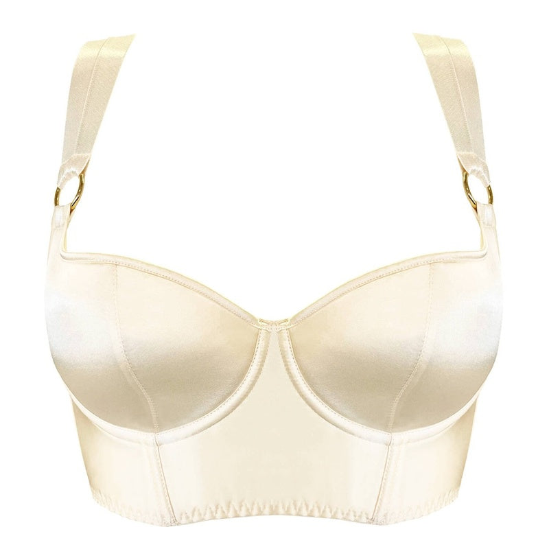 Sutiã Bustier de Seda New Signature Cream
