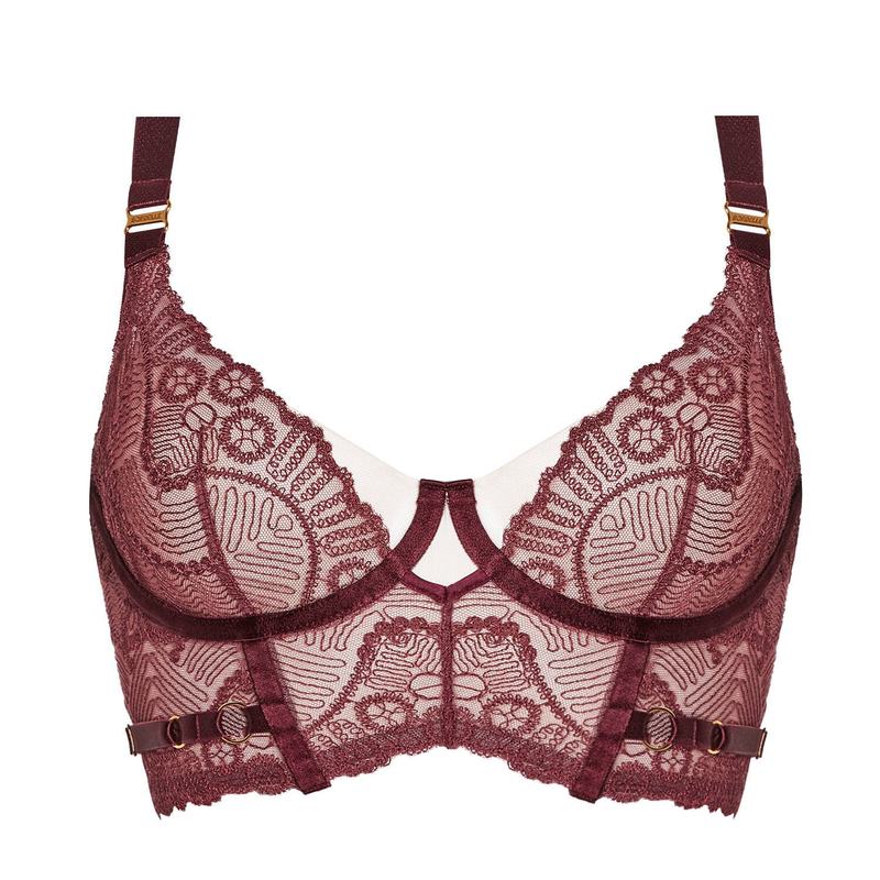 Sutiã Bustier Tierra Morello
