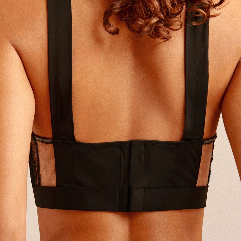 Sutiã Corset de Renda Midnight Kiss