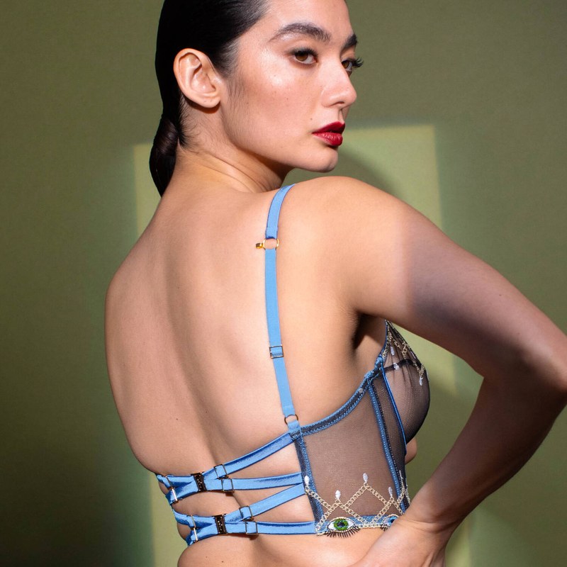 Sutiã Bustier Leonora Ardósia