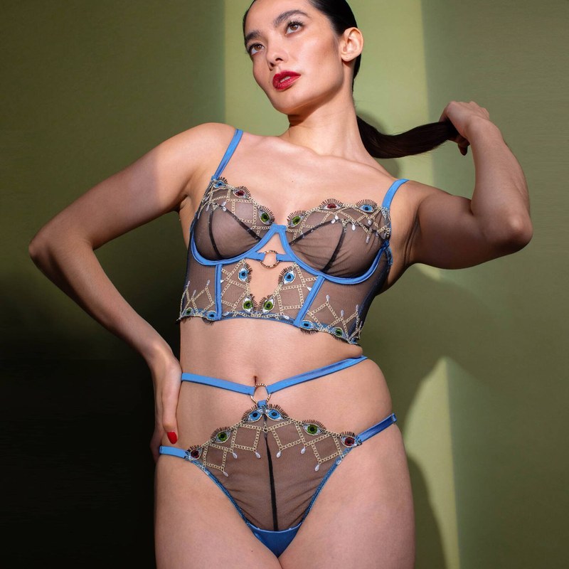 Sutiã Bustier Leonora Ardósia