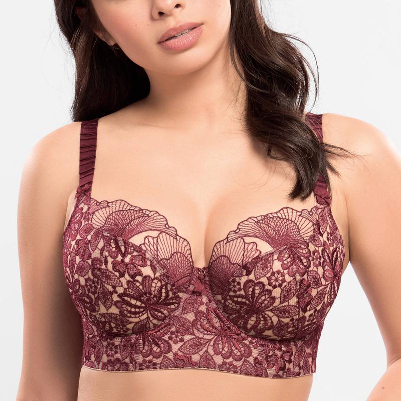 Sutiã Bustier Agathe Amarante